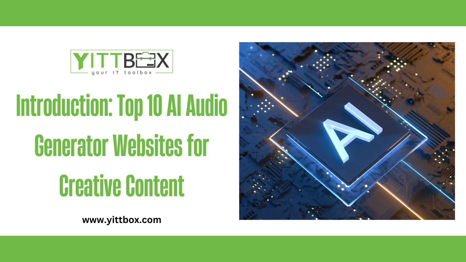 Top 10 AI Audio Generator Websites for Creative Content